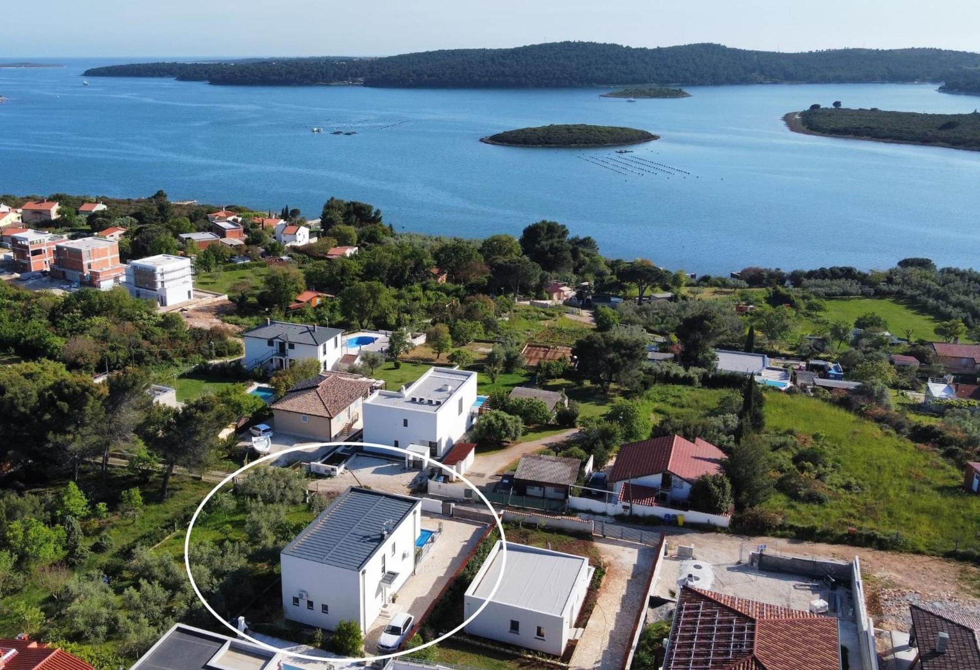 Villa Pura Vida With Sea View Pula Buitenkant foto